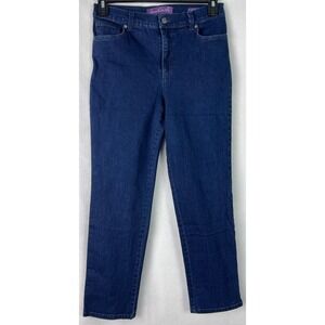Gloria Vanderbilt Women's Jeans Amanda Denim Size 8P Petite Tapered Blue D29